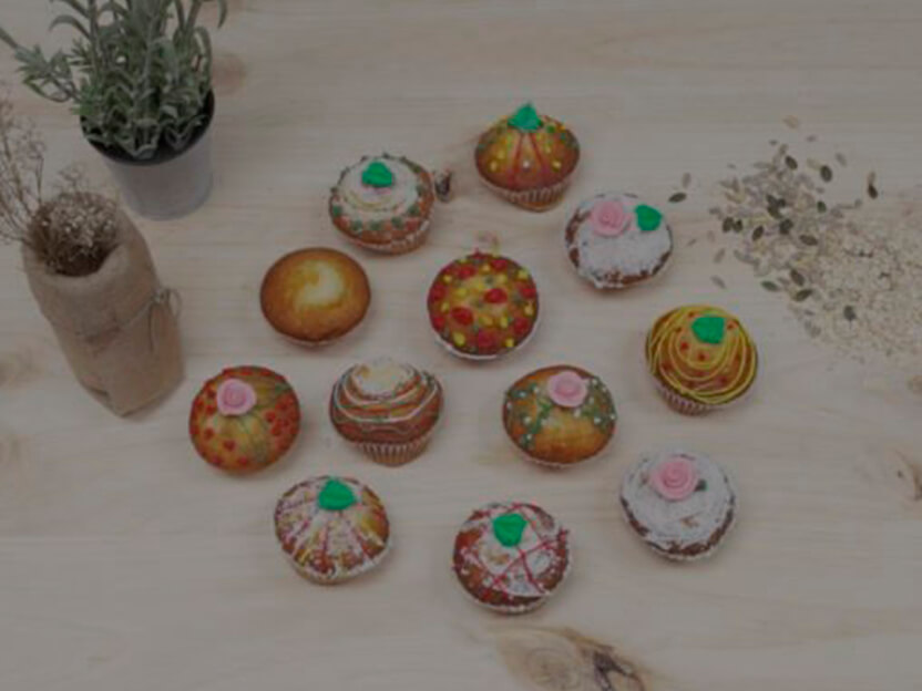 Um cupcake de natal poder ser saudável? Com esta receita, sim.