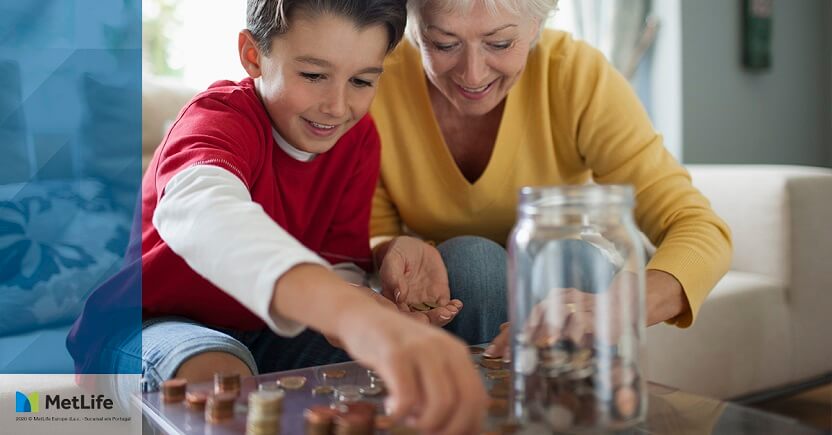 A importância de aprender a poupar desde criança